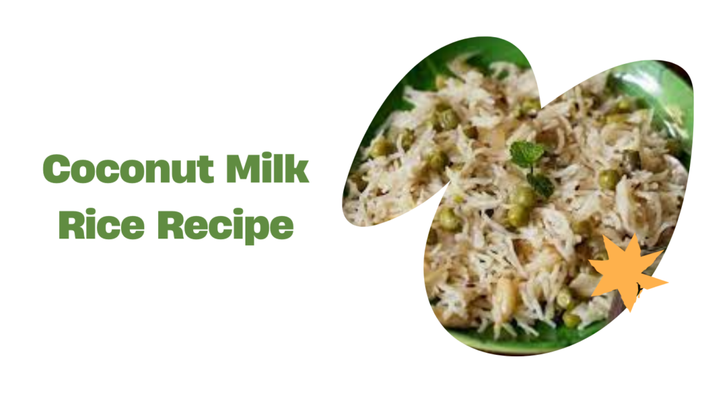 coconut milk rice recipe