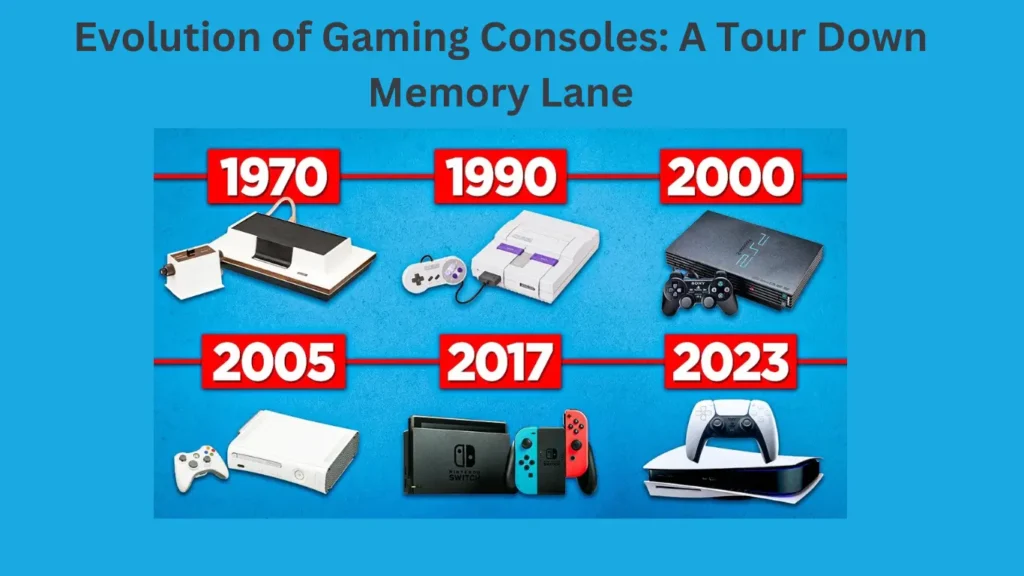 Evolution of Gaming Consoles: A Tour Down Memory Lane